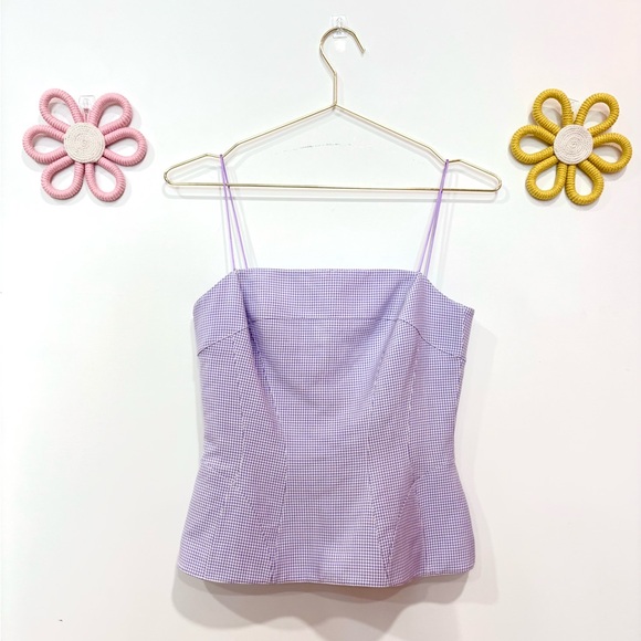 Vintage Y2K Mugler Gingham Top - Picture 1 of 3
